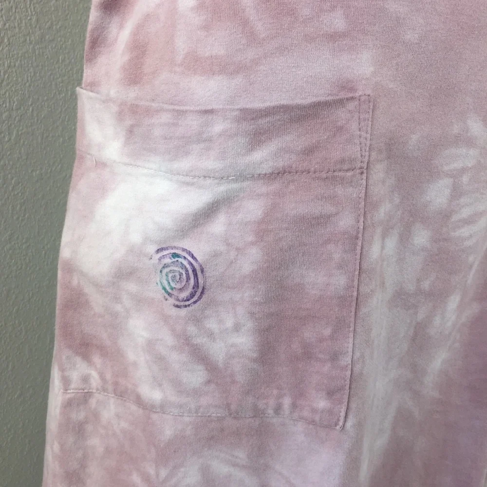 Vintage 1990s Primitives Andrea Bragg Pink Dress Medium Cotton Sleeveless Hawaii - Picture 3 of 8